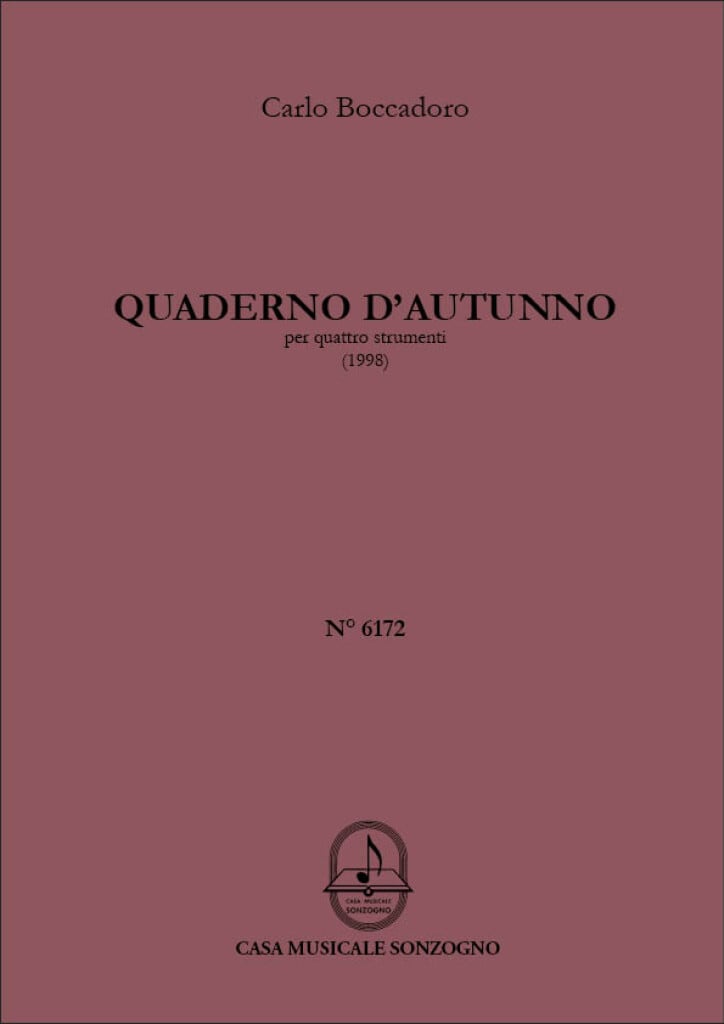 Quaderno d'autunno